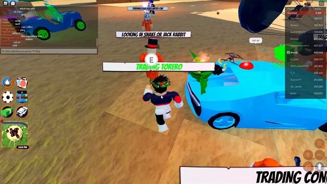 What do people offer for the TORERO in Roblox Jailbreak Trading Island!? смотреть онлайн