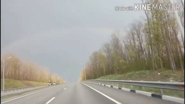 Чудеса природы РАДУГА & дорога домой