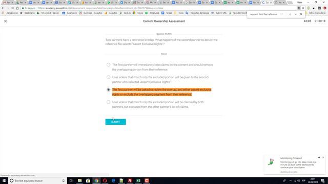 Youtube Content Ownership Assessment Certification Exam Answers 2020✅Live Exam Pass✅100% correct✅ смотреть онлайн