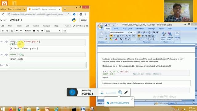 Lecture 10 Python List смотреть онлайн