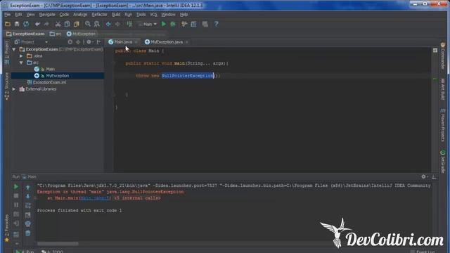 Java для начинающих: Урок 29. Принудительный вызов исключения смотреть онлайн