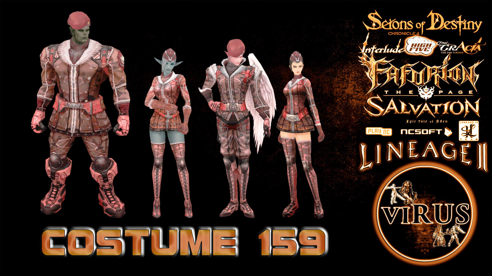 New Costumes. 159. LINEAGE II. Any Chronicles ◄√i®uS►