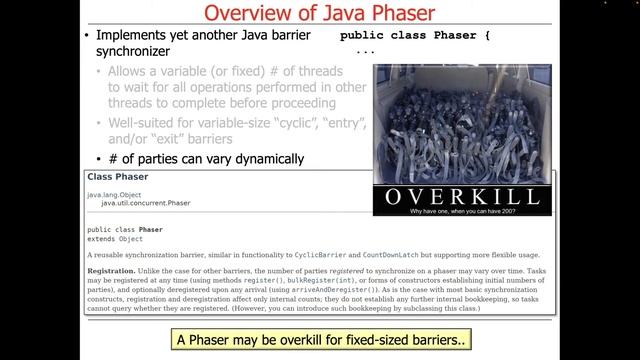 Structure & Functionality of Java Phaser смотреть онлайн