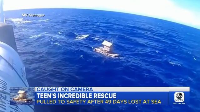 Teen rescued after 49 days at sea смотреть онлайн