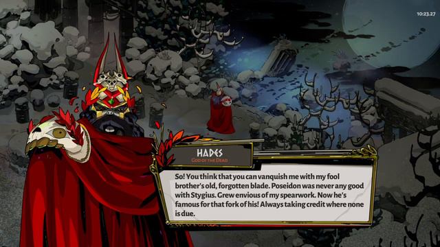 (Hades + Zagreus) Poseidon was never any good with Stygius. смотреть онлайн