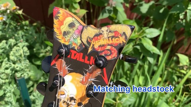 Schecter Omen Solo Metallica tribute guitar смотреть онлайн