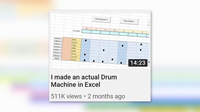 I made an entire DAW in Excel смотреть онлайн