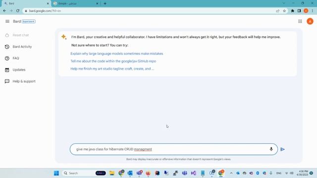 شرح جوجل بارد منافس Chat GPT فى برمجة جافا و دوت نت و بايثون смотреть онлайн
