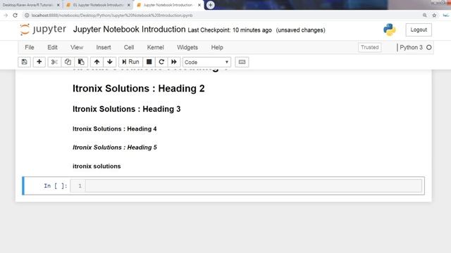 How to use Jupyter Notebook for Python/R | Jupyter Notebook Introduction | Jupyter Notebook Tutoria смотреть онлайн
