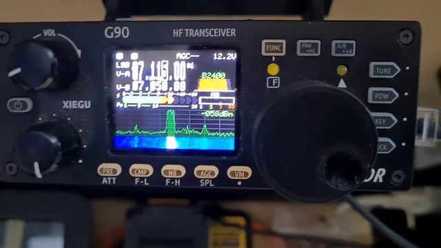 Xiegu G90 - Strong Signal Overload - No AGC смотреть онлайн