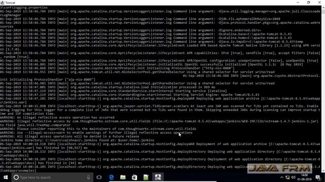 Jenkins 2.176 Deployment on Tomcat 8.5 using Zulu OpenJDK 11 on Windows 10 смотреть онлайн