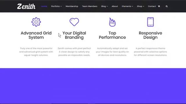 Zenith WordPress Theme Home-Page Presentation - Responsive Multi-Purpose Template смотреть онлайн