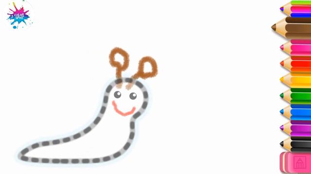 Bini Bambini | Сoloring | Draw A Snail