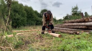 Насадка для обдирки коры на бензопилу