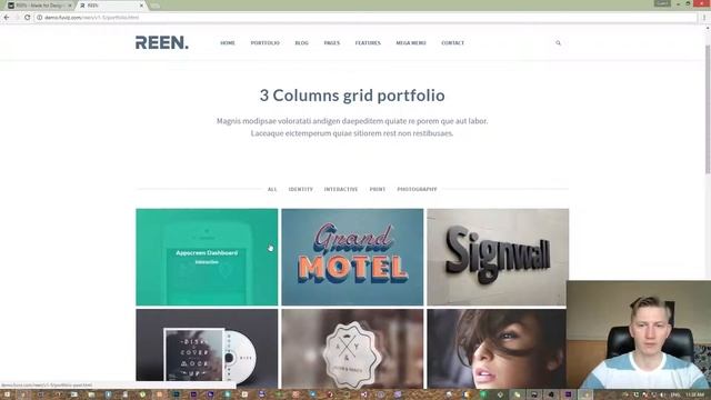 Reen Review WrapBootstrap Theme смотреть онлайн