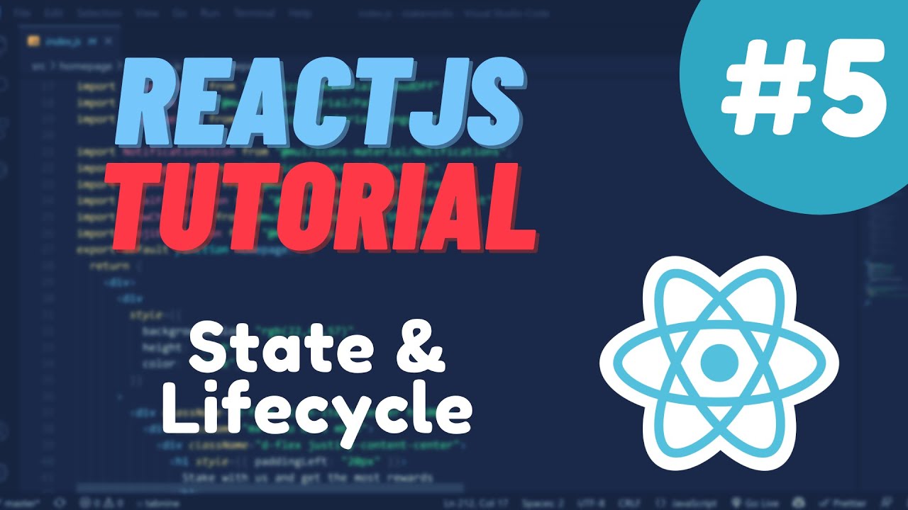 Урок №5 Руководство по React - Состояние и жизненный цикл смотреть онлайн