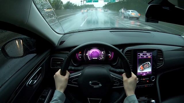 비오는날 1인칭 시점 주행 | POV Drive | 르노삼성 SM6, Renault Talisman смотреть онлайн