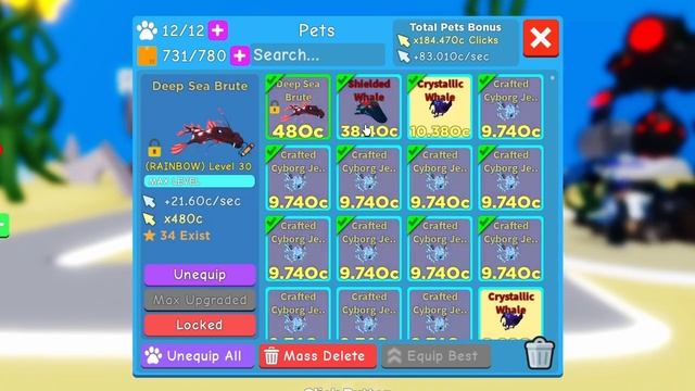 NEW OP RAINBOW SECRET!!! UNDERWATER ? CYBORG UPDATE!!! | ROBLOX CLICKER SIMULATOR UPDATE 30 смотреть онлайн