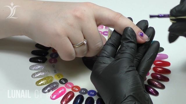 Гель-лаки Lunail с микроблестками. Обзор палитры смотреть онлайн