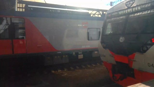 Ласточка ЭС2Г-105 Москва Киевская Аэропорт Внуково смотреть онлайн