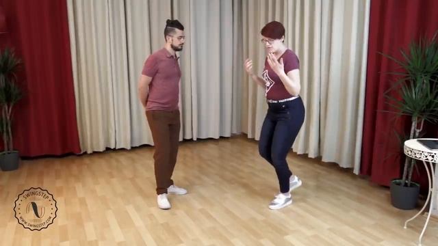 Learn Swing Dance! Lindy Hop for Beginners: Charleston Rhythm (Class 1 of 6) смотреть онлайн