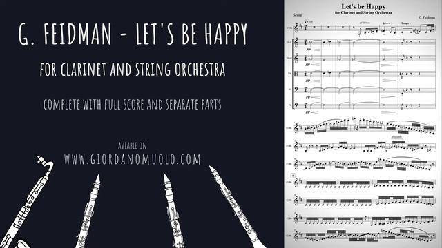 G. Feidman - Let’s be Happy for Clarinet and String Orchestra смотреть онлайн