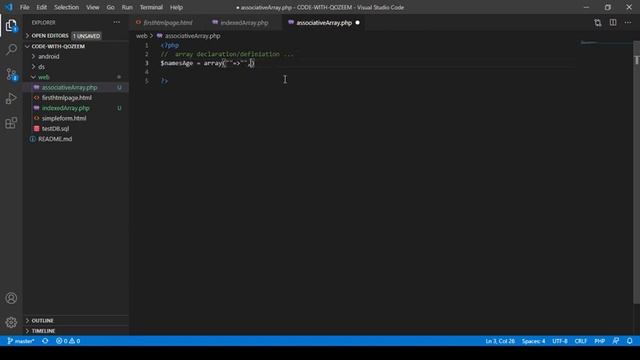 php associative array смотреть онлайн