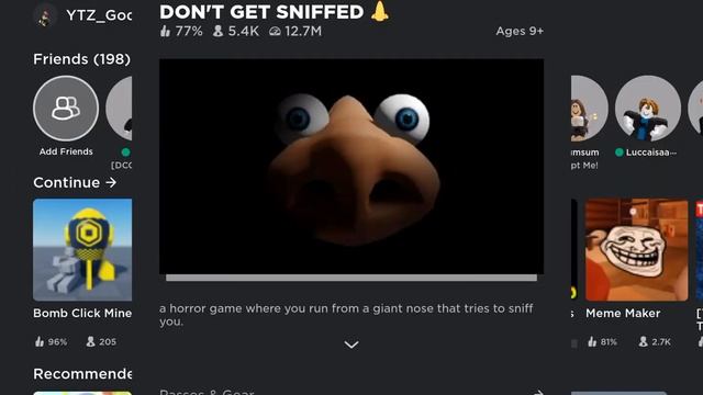 Roblox don’t get sniffed смотреть онлайн