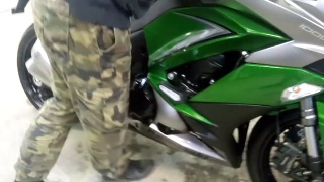 Kawasaki NINJA1000A 2018г. Номер рамы: ZXT00W-020626 Есть в аукционной статистике.
