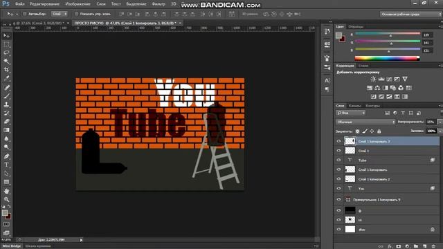 How Do I Draw & Paint ? / YouTube Graffiti Photoshop? | PAINT EVERYTHING смотреть онлайн