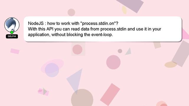 NodeJS : how to work with "process.stdin.on"? смотреть онлайн