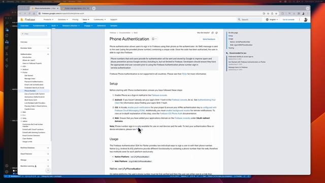 Flutter Firebase Phone Auth: iOS Setup | Firebase Authentication Tutorial Part 3 смотреть онлайн