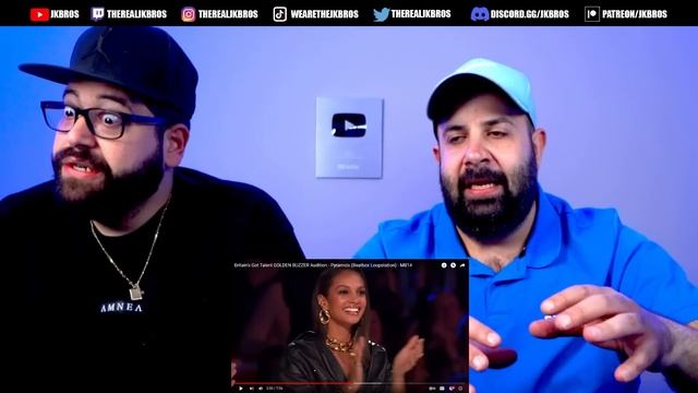 Beatbox Legend MB14 Gets the GOLDEN BUZZER | BGT REACTION!! смотреть онлайн