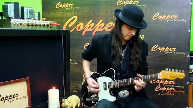 Alex Volt Playing Relic Telecaster By Copper Guitars