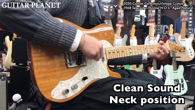 【SOLD】Vintage Custom 1968 Telecaster Thinline N.O.S. -Aged Natural-【商品紹介@Guitar Planet】 смотреть онлайн