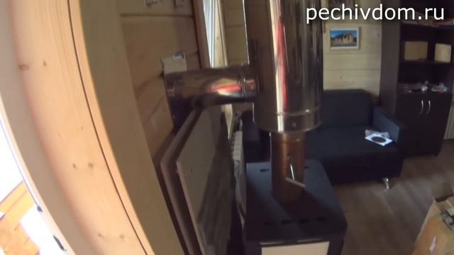 Печь маленькая Экокамин, Бавария Оптима (стальная крышка), Тепла максимум, Как это работает? смотреть онлайн