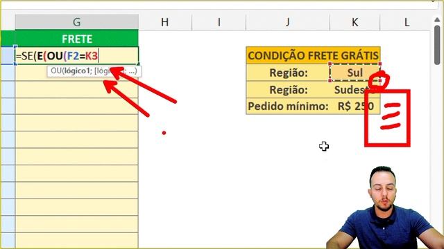 Função SE com 3 condições diferentes no Excel | Função SE, Função E, Função OU смотреть онлайн