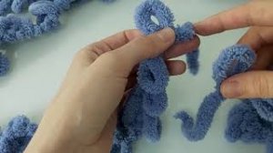 Как соединить кончики Alize Puffy. Присоединение нового мотка.