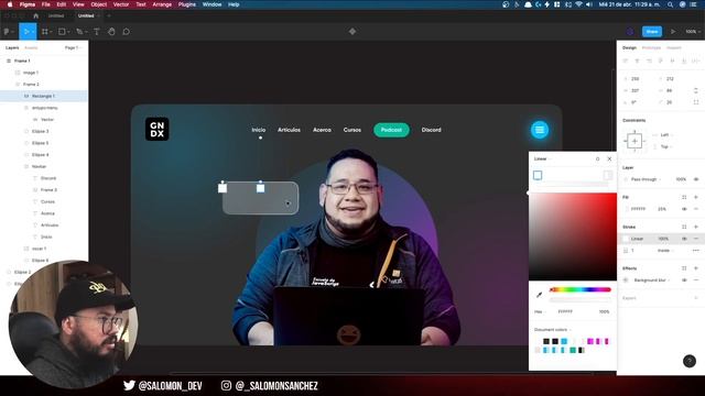 Rediseñando la web del gran @gndx ? Episodio #1 | Aprende a Diseñar en Figma смотреть онлайн