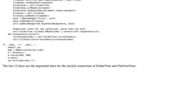PyQt5 Filebrowser Signal-Slot: connecting QTreeView to QColumnview смотреть онлайн