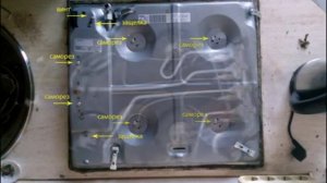 Разборка варочной панели Zanussi