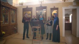 Совет Превечный Знаменный распев, редакция Соловьева.