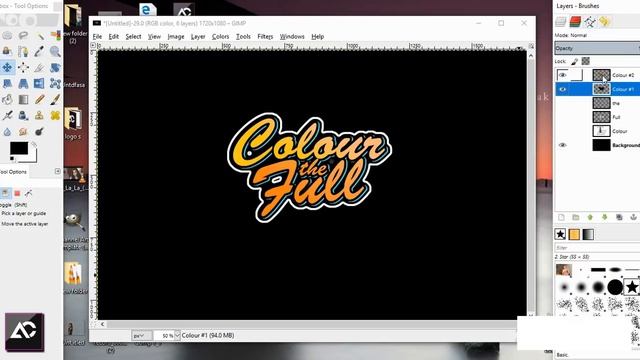 Gimp Tutorials : Designing Text Sticker смотреть онлайн