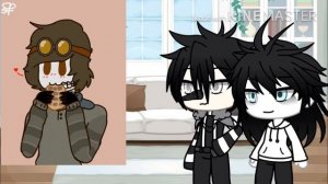 Реакция крипипасты на шипы Gacha life  (я жива)