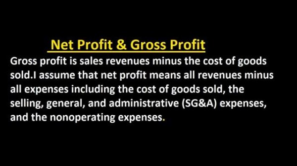 Net Profit VS Gross Profit With Example ? Hindi / Urdu