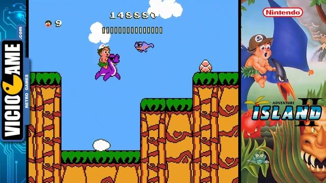 ? Adventure Island 2 (Nintendo) Complete Gameplay