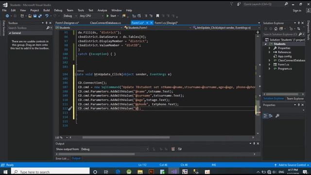 C# Connect to SQL server Database (update, Delete button) part 2/2 смотреть онлайн