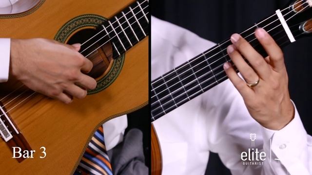 Learn Study Opus 35 No. 17 by Fernando Sor (Segovia 6) - EliteGuitarist.com Tutorial Part 1/3 смотреть онлайн