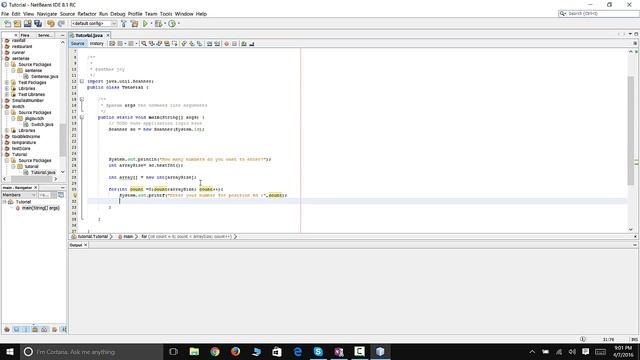 User Populated Arrays in Java - Tutorial смотреть онлайн