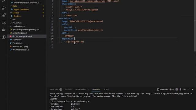 6.Dockerize Asp.Net Core Web API With SQL Server شرح بالعربي смотреть онлайн